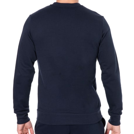 Emporio Armani Iconic Terry Sweater - Navy