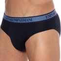 Emporio Armani Core Logoband Cotton Briefs - Navy