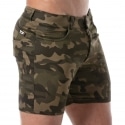 TOF Paris Army Mid-Thigh Shorts - Camouflage