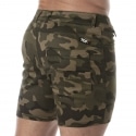 TOF Paris Army Mid-Thigh Shorts - Camouflage