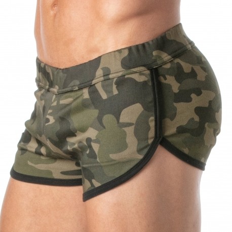 TOF Paris Army Mini Shorts - Camouflage
