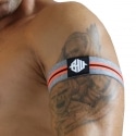 Breedwell 2-Pack New Wave Armbands - Grey - Neon Orange