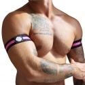 Breedwell 2-Pack New Wave Armbands - Black - Neon Pink