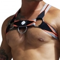 Breedwell New Wave Circuit Harness - Black - Neon Orange