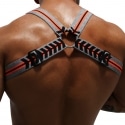 Breedwell New Wave Circuit Harness - Black - Neon Orange