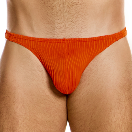 Men's Super AIR Light G String Stocking Thong Orange Crush