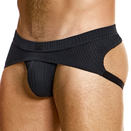 Modus Vivendi Curved Jockstrap - Black