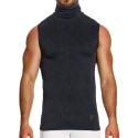 Modus Vivendi Curved Sleeveless Top - Black