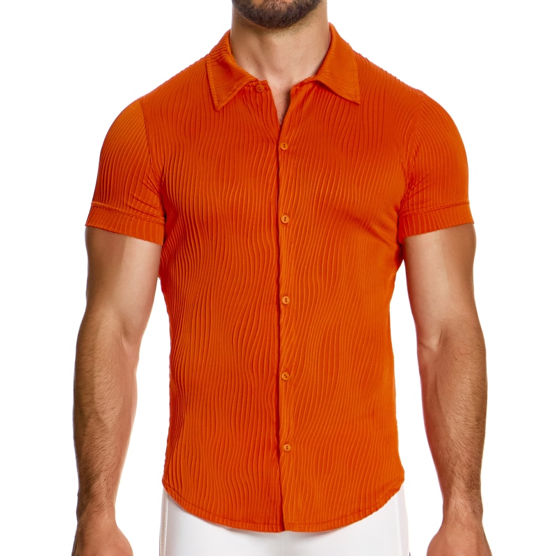 Modus Vivendi Curved Shirt - Orange | INDERWEAR