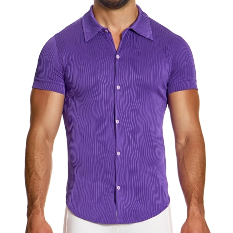 Modus Vivendi Curved Shirt - Purple