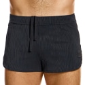 Modus Vivendi Curved Jogging Shorts - Black