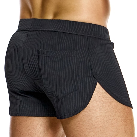 Modus Vivendi Curved Jogging Shorts - Black