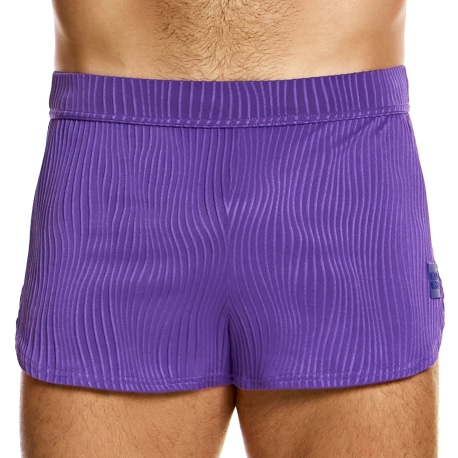 Modus Vivendi Curved Jogging Shorts - Purple