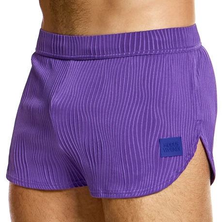 Modus Vivendi Curved Jogging Shorts - Purple