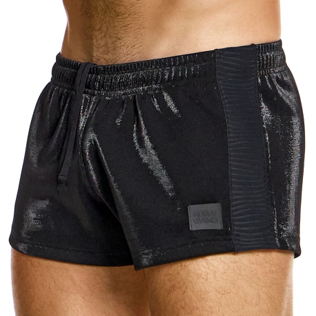 Modus Vivendi Curved 80's Shorts - Black