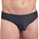 Olaf Benz RED 2311 Sport Briefs - Black - Silver Stripe