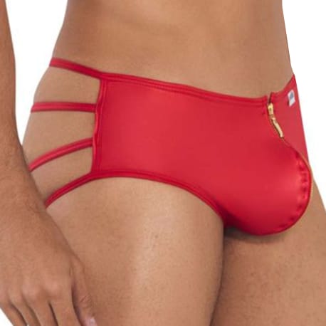 CandyMan Zip-It Briefs - Red