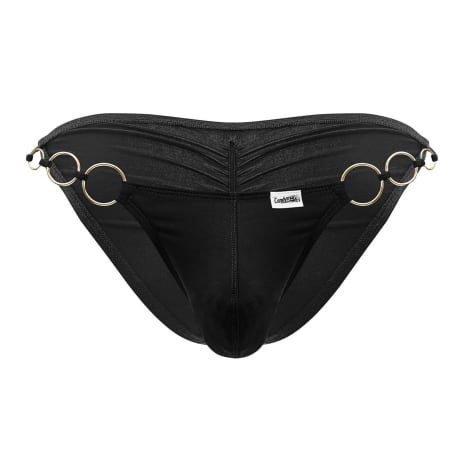 CandyMan Holes In One Bikini Briefs - Black