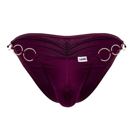 CandyMan Slip Bikini Holes In One Bordeaux