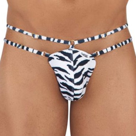 CandyMan Safari Thong - Zebra