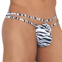 CandyMan Safari Thong - Zebra