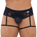 CandyMan Jock Strap Jarretière Dentelle Noir