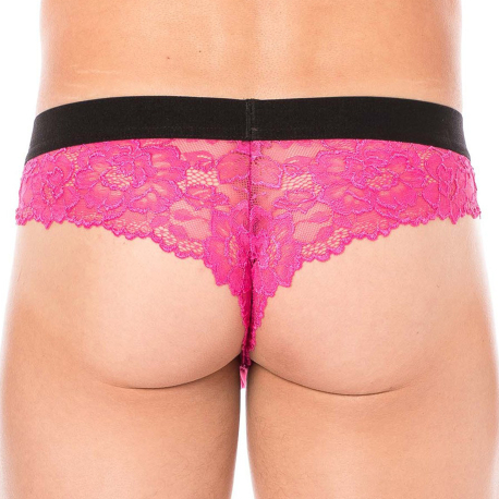 Lookme Lace Thong - Magenta