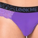 Lookme Lace Thong - Purple