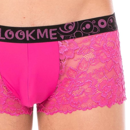 Lookme Boxer Dentelle Magenta