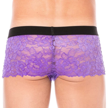 Lookme Lace Trunks - Purple