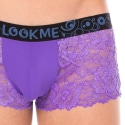 Lookme Boxer Dentelle Violet