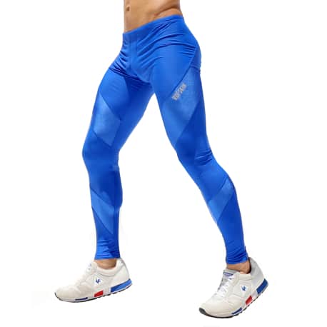 Running leggings with outlet drawstring