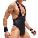 Rufskin Trick Thong Bodysuit - Black