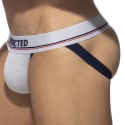 Addicted Double Stripe Basic Jock - White