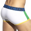 ES Collection Boxer Court Colorful Bleu - Vert - Blanc