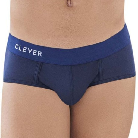 Clever Caribbean Cotton Briefs - Navy