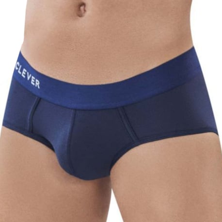 Clever Caribbean Cotton Briefs - Navy