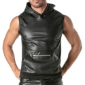 TOF Paris Kinky Sleeveless Hoodie - Black