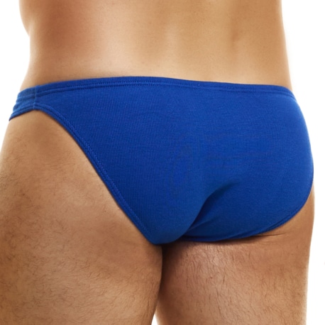 Modus Vivendi Slip Low Cut Peace Coton Bleu Roi