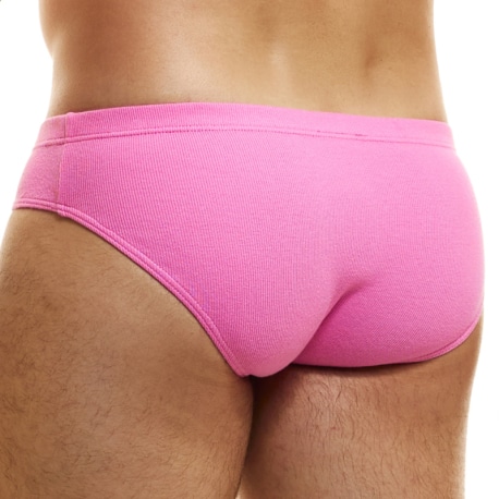 Modus Vivendi Slip Classique Peace Coton Rose Fuchsia