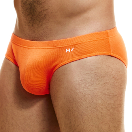 HOM Temptation Plume Microfiber Briefs - Orange