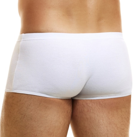 Modus Vivendi Boxer Brazil Cut Peace Coton Blanc