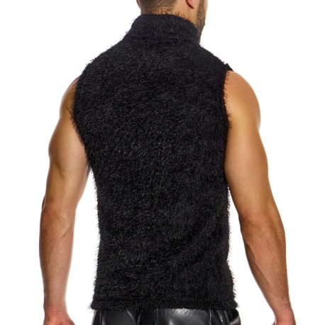 Modus Vivendi Fringes Sleeveless Top - Black