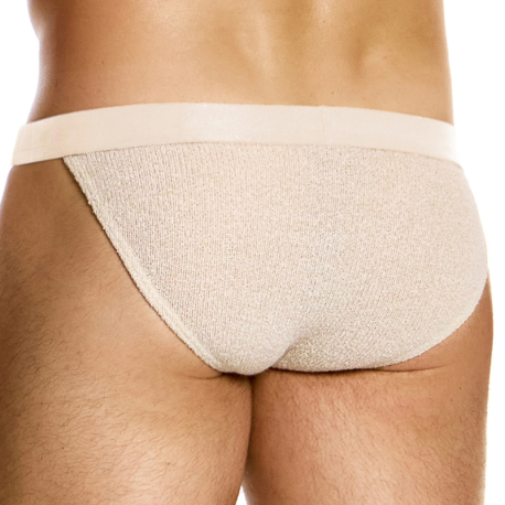 Modus Vivendi Purled Tanga Briefs - Ivory