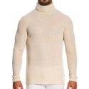 Modus Vivendi Purled Roll Neck Shirt - Ivory