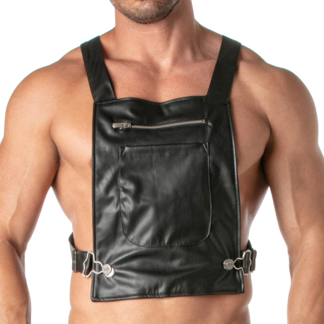 TOF Paris Kinky Short Overalls - Black