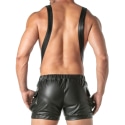 TOF Paris Kinky Short Overalls - Black