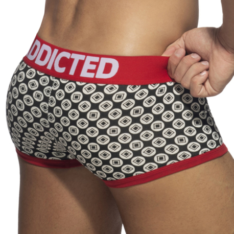 Addicted Geometric Trunks - Black