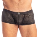 L'Homme invisible Imperial Hipster Push-Up Trunks - Black