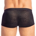 L'Homme invisible Imperial Hipster Push-Up Trunks - Black